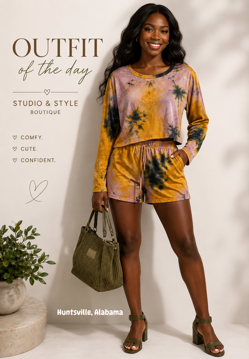 Golden Glow Lounge Set