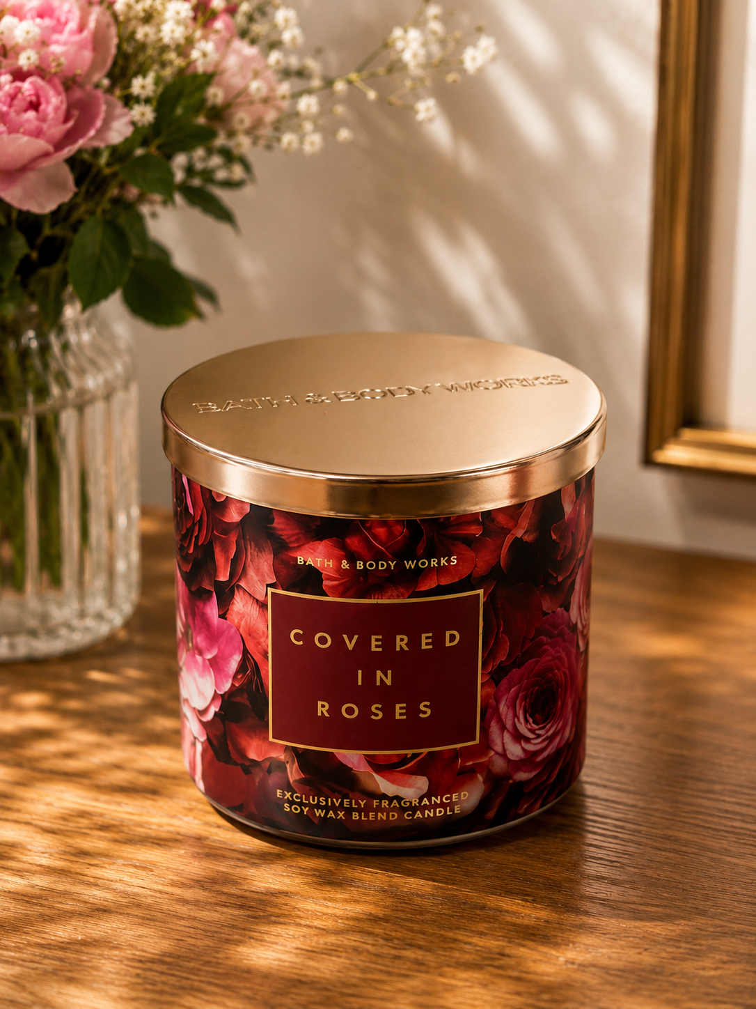 Covered On Roses-Bath & Body Works Original