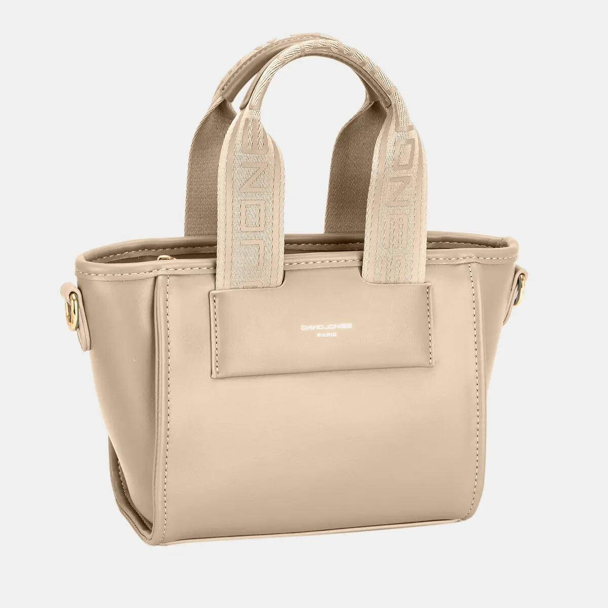 David Jones Small Handbag with Embossed Pattern Handles - M. Burks Pretty Boutique LLC.shop