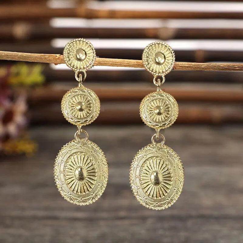 Vintage Alloy Dangle Earrings - M. Burks Pretty Boutique LLC.shop