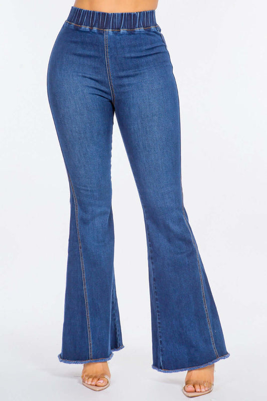 American Bazi High Waist Curvy Flare Jeans.