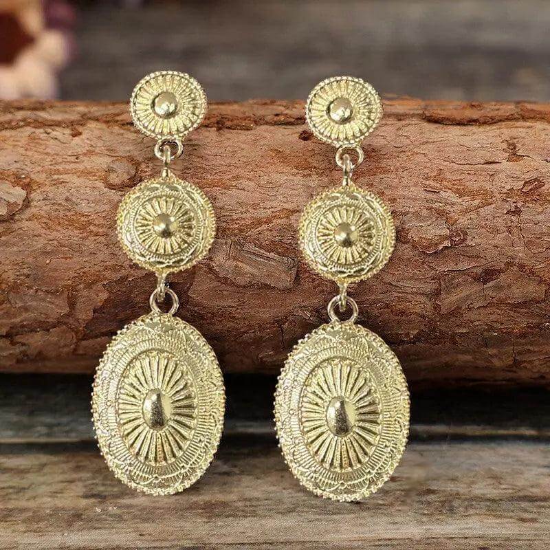 Vintage Alloy Dangle Earrings - M. Burks Pretty Boutique LLC.shop