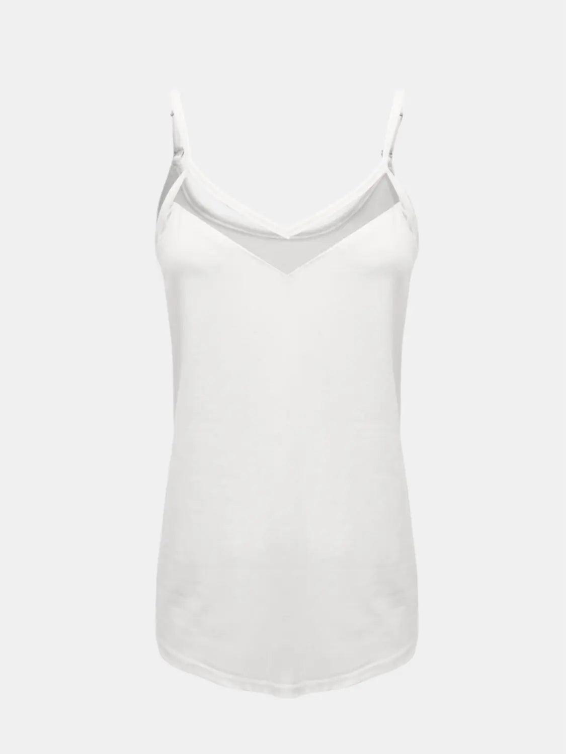 Full Size V-Neck Spaghetti Strap Cami - M. Burks Pretty Boutique LLC.shop