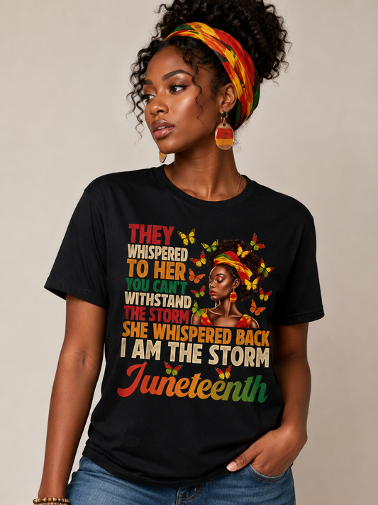 Juneteenth “I Am the Storm” Graphic Tee