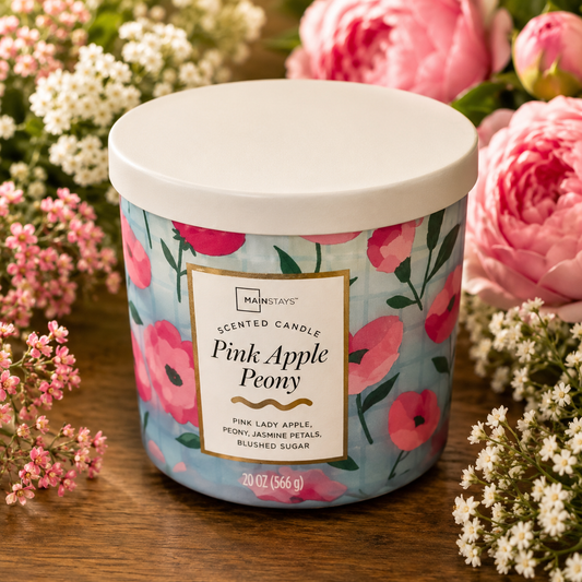 Pink Apple Peony Candle Mainstays Original