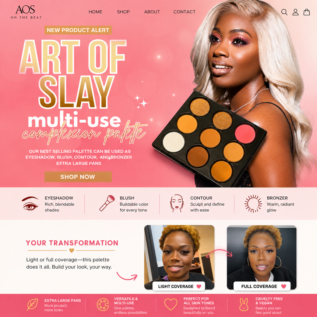The Art Of Slay Beauty Complexion Palette