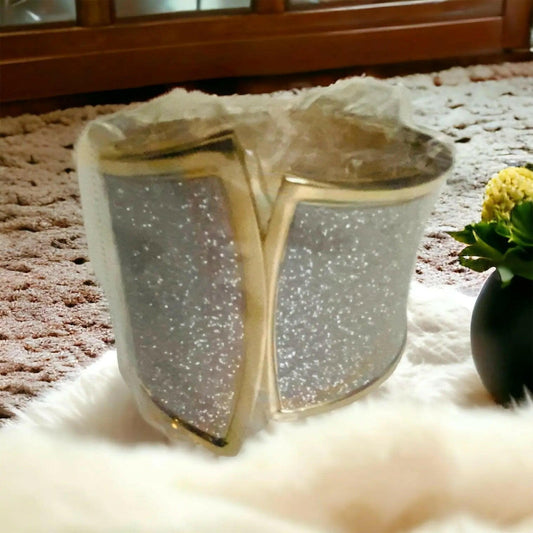 Women's gold and silver cuff bracelet - M. Burks Pretty Boutique LLC