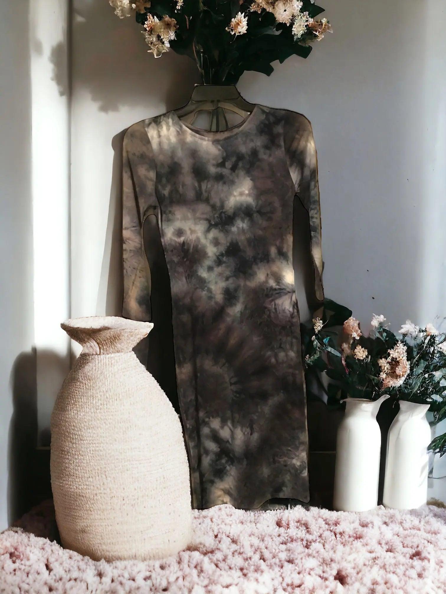 Women’s Midi Dress Tie-Dye - M. Burks Pretty Boutique LLC