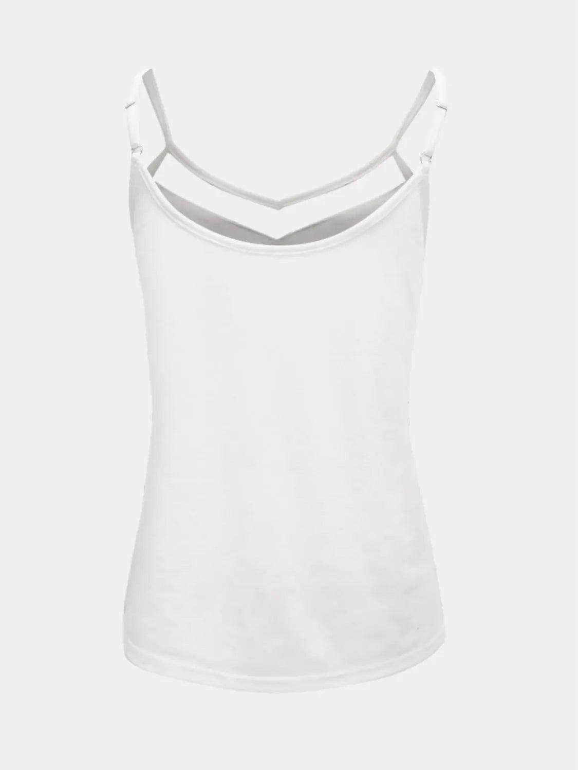 Full Size V-Neck Spaghetti Strap Cami - M. Burks Pretty Boutique LLC.shop