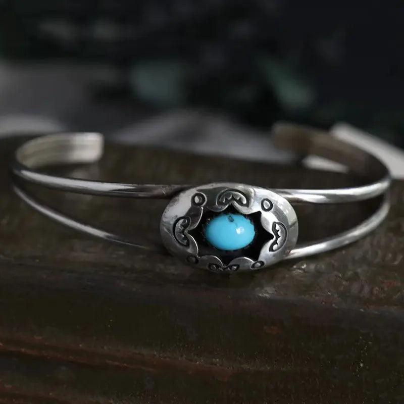 Turquoise Open Bracelet - M. Burks Pretty Boutique LLC.shop
